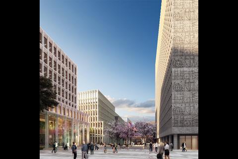 Oslo government quarter proposal by Haptic and Nordic - Office of Architecture